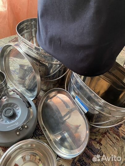 Новый набор посуды для похода