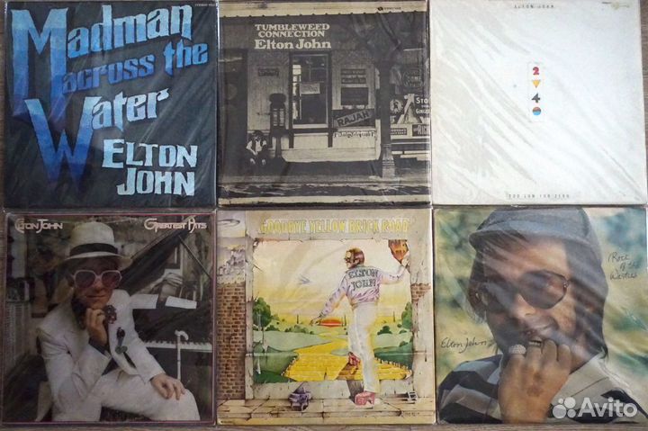 Elton John Коллекция Часть 2. LP Made in US