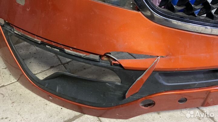 Бампер передний с решетками kia sportage 2014