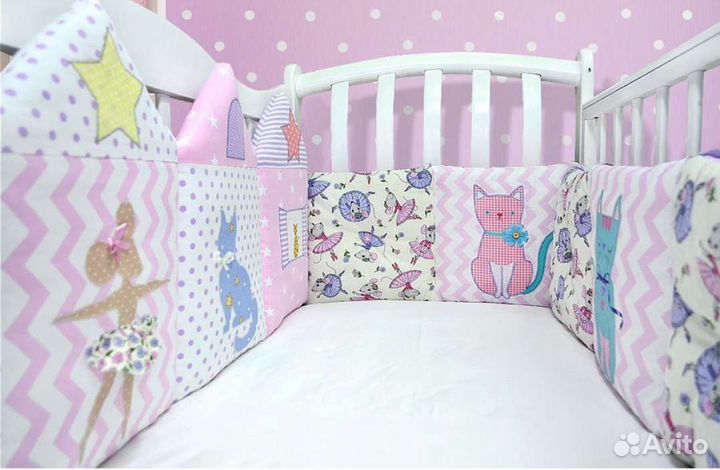 Бортики в кроватку