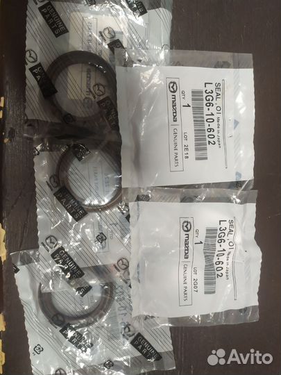 Сальник коленвала передний mazda