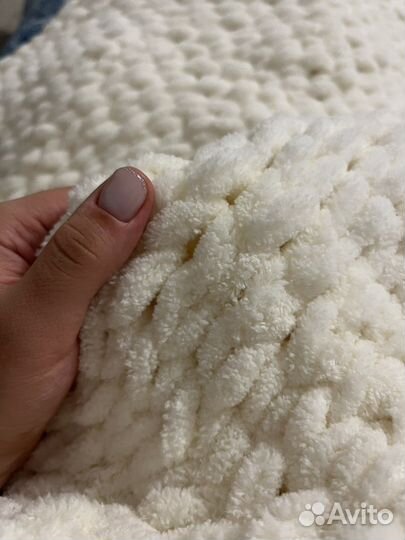 Плед вязаный