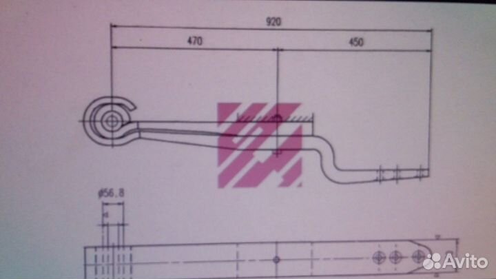 Полурессора BPW бпв двойная