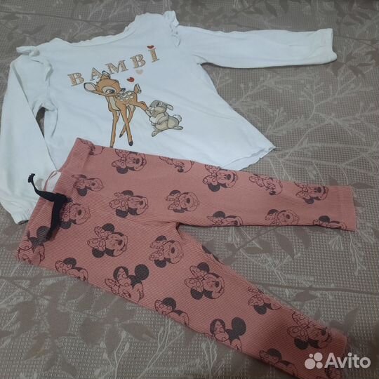 Детские вещи на девочку пакетом 86
