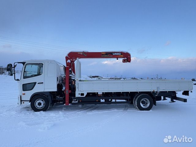Бортовой грузовик Hino 500 (Ranger) с КМУ UNIC, 2021