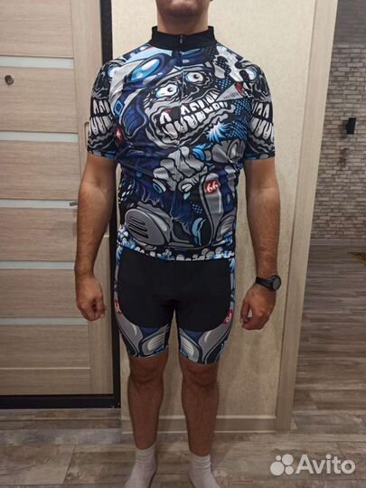 Велокостюм (штаны с подушкой) 4XL(новый)