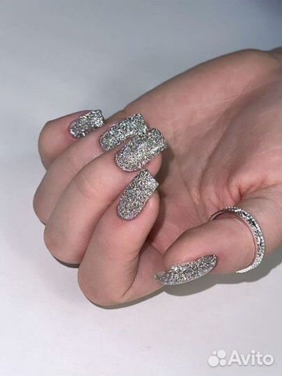 Маникюр наращивание ногтей