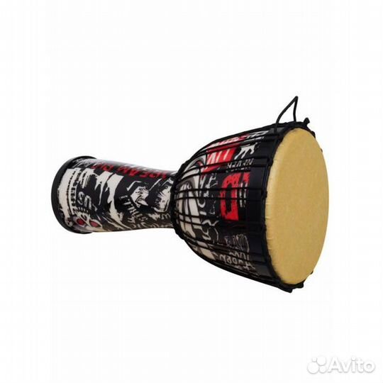 Джембе из пластика с декоративными веревками 10’