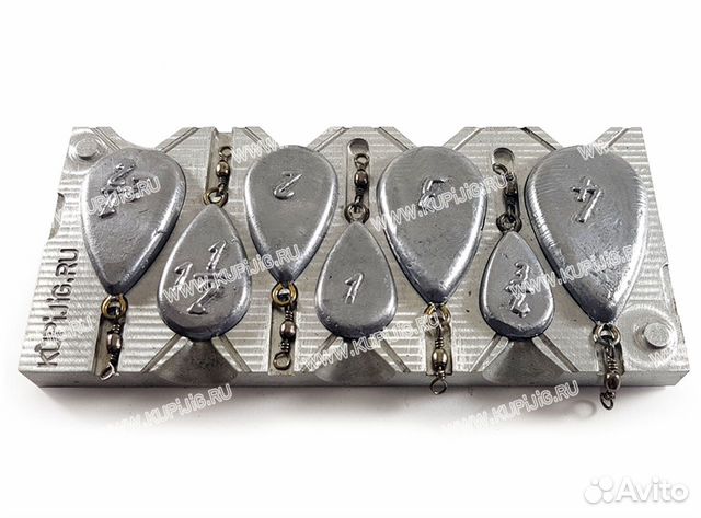 Форма для литья грузил 