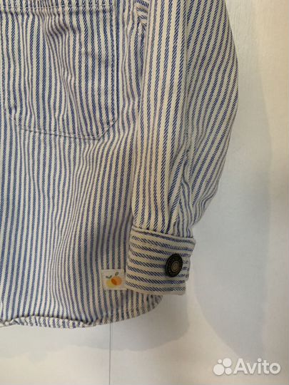 Джинсовая рубашка zara для мальчика