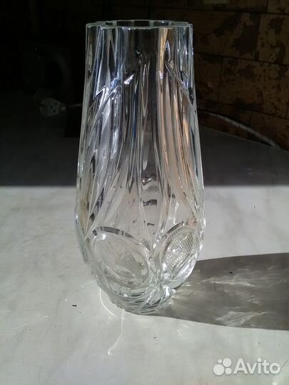 Ваза хрустальная
