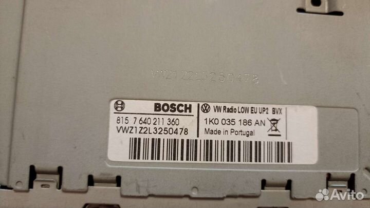 Магнитола volkswagen passat b6