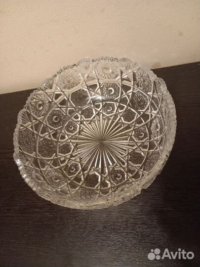 Хрустальная ваза 26 см