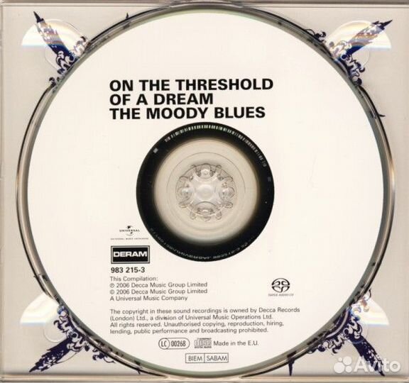 Moody Blues - On The Threshold Of A Dream (1 CD)