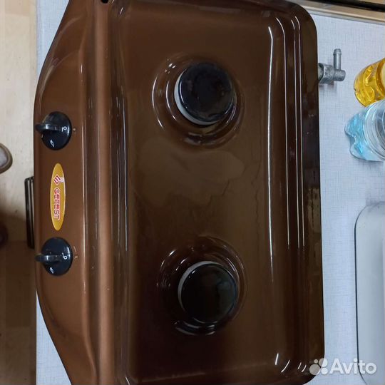 Настольная газовая плита 2 конфорки