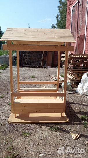 Детская песочница деревянная