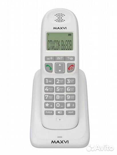 Радиотелефон Maxvi AM-01 white