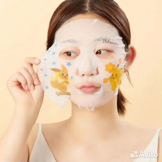 Тканевые маски JMsolution серия с покемонами