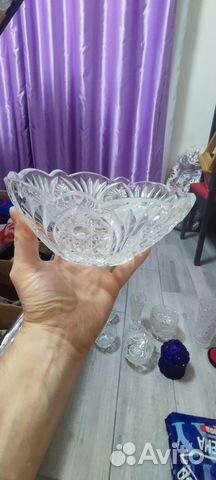 Салатник хрустальный СССР