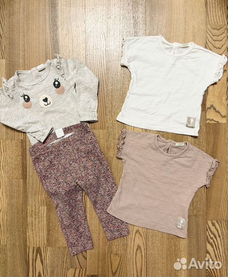 Пакет фирменных вещей на девочку 68-74