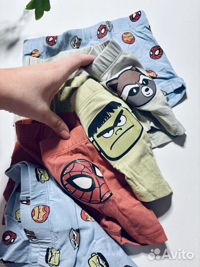 Трусы боксеры hm на мальчика 98-104