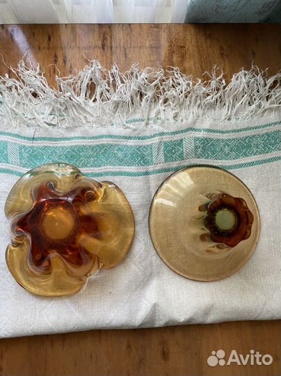 Конфетница стекло СССР