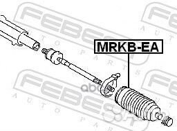 Пыльник рулевой рейки mitsubishi galant 96-03