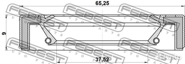 Сальник привода 39x65x9