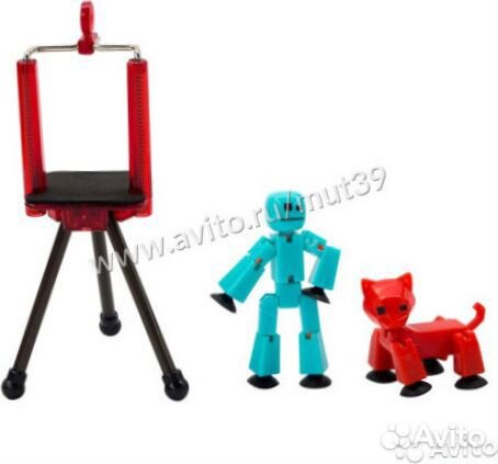 Стикбот Stikbot Мини Студия с питомцем