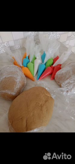 Тесто для имбирных пряников, глазурь