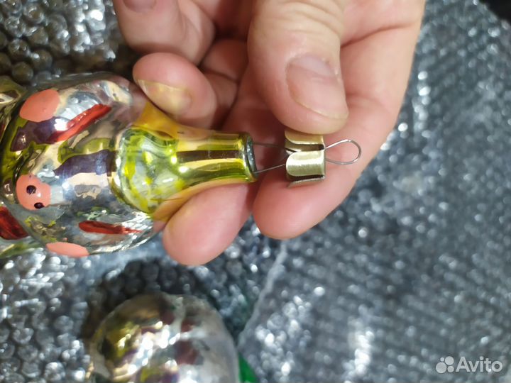 Елочные игрушки СССР поросенок
