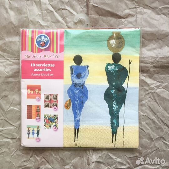 Набор салфеток для декупажа творчества декора