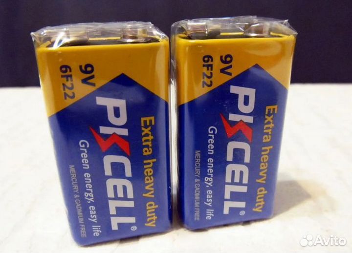 Батарейка 9v крона