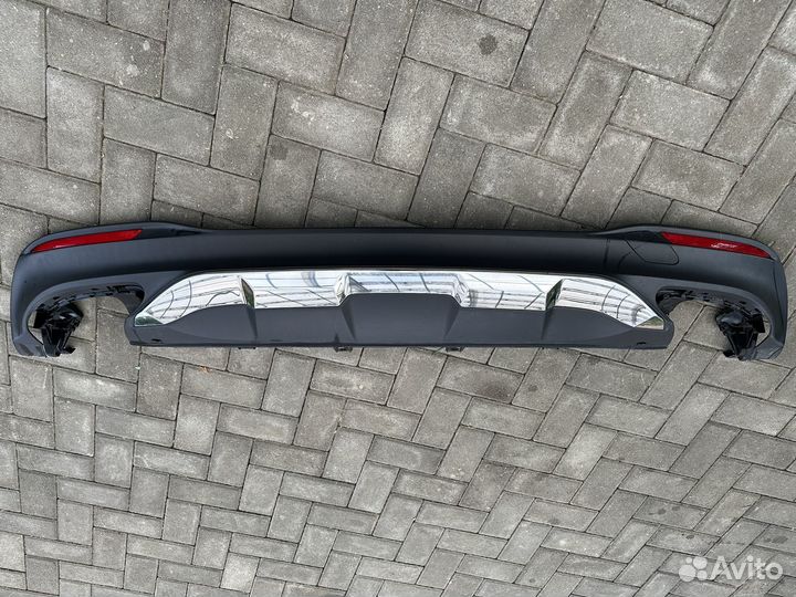 Юбка заднего бампера mercedes GLE