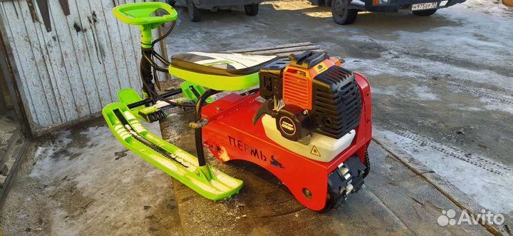 Снегокат с гусеницей