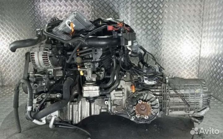 Двигатель Audi A4 B7 1.9tdi BRB BKE