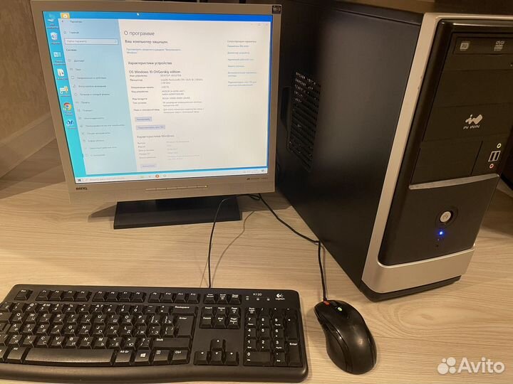 Компьютер в сборе для офиса, учебы, работы и игр