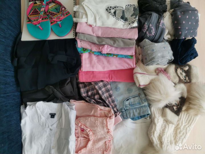 Вещи пакетом для девочки 128 - 134