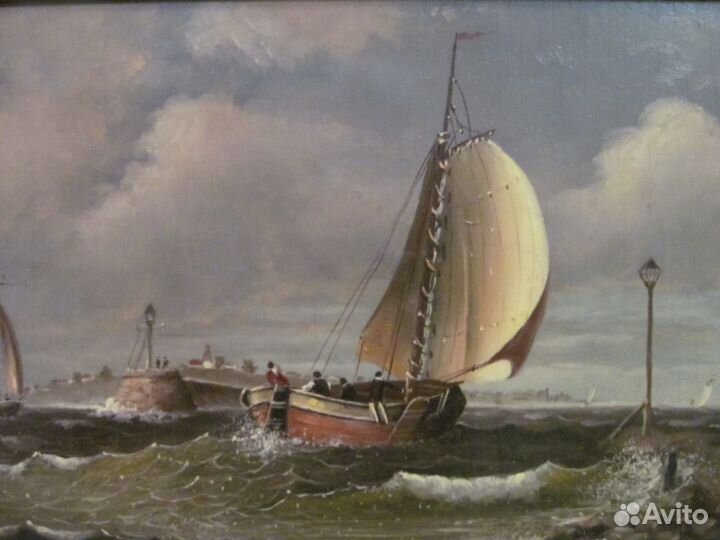 Голландский морской пейзаж Живопись маслом Европа