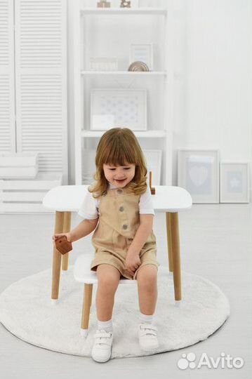 Табурет детский квадратный Мега Тойс (мдф), 71021