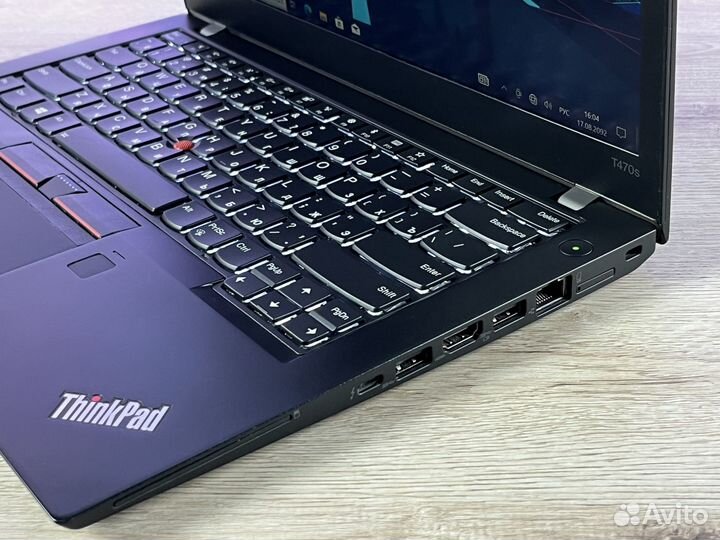 Ноутбук бу Lenovo T470S i7 6th FHD touch 20GB 1TB