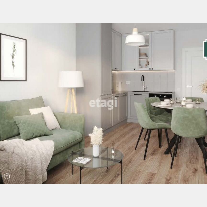 Квартира-студия, 23,3 м², 7/16 эт.