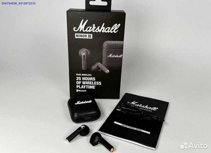 Наушники Marshall Minor 3 чёрные