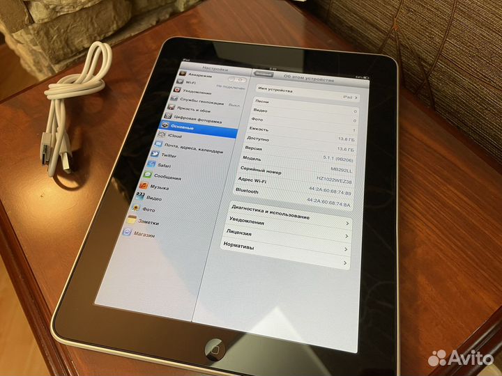 iPad 1 2010 год раритет в идеальном состоянии