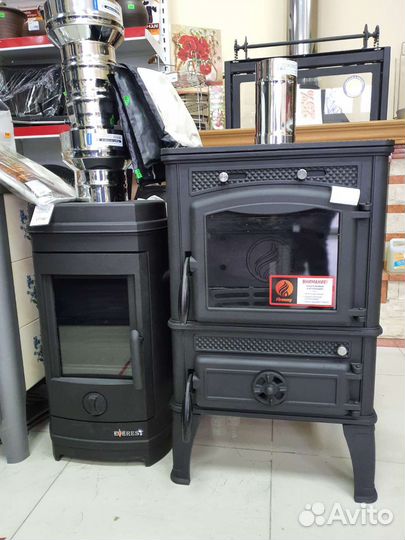 Печь - камин Дача чугунная