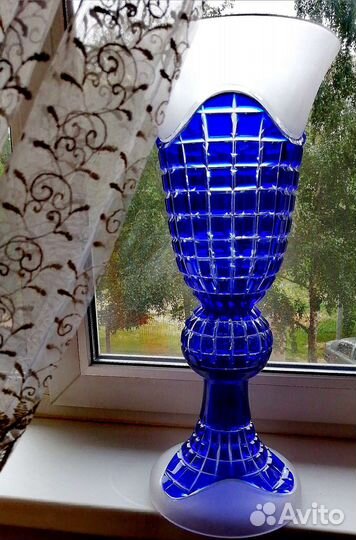 Хрустальная ваза 53 см