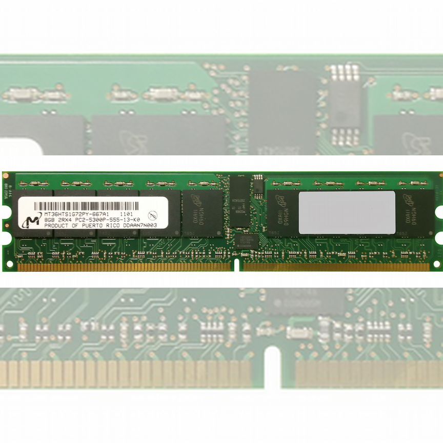 [MT36HTS1G72PY-667A1] Оперативная Память Micron 8gb Mt36hts1g72py-667a1