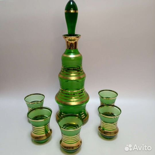 Штофы СССР и Чехословакия (Богемия)