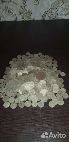 Набор монет более 550шт по 15к + царская монета