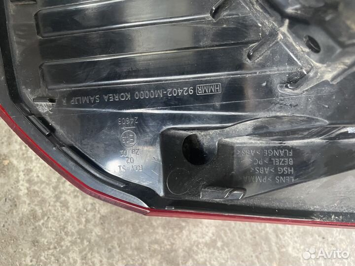 Фонарь Hyundai Creta 16-21 оригинал, с трещиной